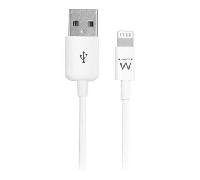 CABLE USB EWENT LIGHTNING- USB-A 2.0M BLANCO EW9902