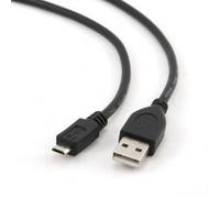 Gembird 1.8m USB 2.0 A/Micro-B M - Cable USB 2.0 a Micro USB, 1.8m, Color Negro