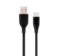Cable USB Gembird CC-USB2S-AMCM-1.5M-BK 1,5 m USB A a USB C silicona negro
