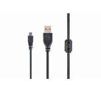 Gembird Cable USB 2.0 a Mini USB-B Macho/Macho 1.8m Negro