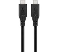 Cable USB Goobay 74187 1 m USB4 Tipo C Power Delivery 240 W Negro
