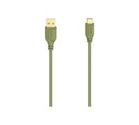 Cable USB - Hama - Flexi-Slim - 0,75 m - USB 2.0 - USB C - USB A - Verde