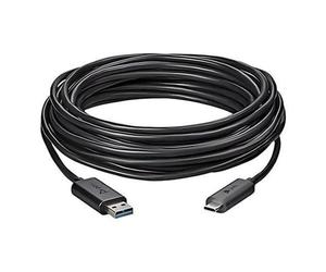 Cable USB HP Poly Active Optical de 10 m, USB A a USB C, USB 3.2 Gen 1, Negro