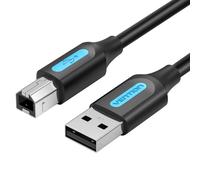Cable USB 2.0 Impresora Vention COQBF/ USB Tipo-B Macho - USB Macho/ 480Mbps/ 1m/ Negro