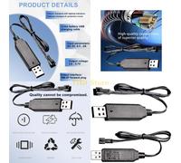 Cable USB K32C para batería de litio de 3,7V SM2.0-2P adelante para coche, piezas de avión, cuadricóptero de juguete