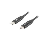 Cable USB LANBERG 2.0 Macho/USB C Macho Quick Charge 4.0 1.8M Negro
