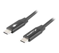 CABLE USB LANBERG 2.0 MACHO/USB C MACHO QUICK CHARGE 4.0 1.8M NEGRO