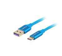 Lanberg - CA-USBO-21CU-0010-BL cable USB USB 2.0 1 m USB A USB C Azul