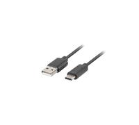 Cable usb lanberg 2.0 macho - usb tipo c macho quick charge 3.0 1.8m negro