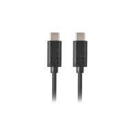 Cable USB Lanberg CA-CMCM-10CU-0018-BK 1,8 m USB C a USB C Negro
