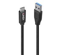 Cable USB Lindy 36972 1,5 m USB A a USB C 3.2 Gen 2 10 Gbit/s Negro