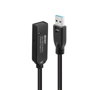 Cable USB Lindy 43376 10 m USB A a USB C 3.2 Gen 1 5 Gbit/s Negro