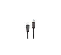 Cable USB - Lindy - USB 3.0 - 10 m - Activo - USB Tipo A (M) a USB Tipo B (M)