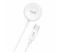 Cable cargador magnético COOL Tipo-C para Apple Watch Series 1-10 SE Ultra 2.5W Blanco
