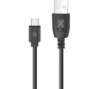 Cable USB Maxlife USB-A a USB-C 2 m 3A Negro
