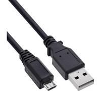 Cable USB Micro USB 2.0 InLine 31710U 1 m Negro
