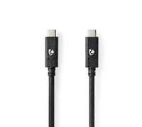 Nedis cable USB-C 3.2 100W 1,0m negro