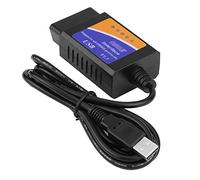 Cable USB OBD2, conector USB para autom¨®vil V1.5 OBD-II Cable de diagn¨® Esc¨¢ner de interfaz para