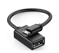 Cable USB OTG Goobay 95194 0,2m USB 2.0 A a Micro B Macho/Hembra Negro 480 Mbps