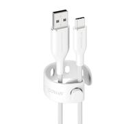 Cable USB PanzerGlass empower Racing 60W USB-A a USB-C 1.2M Blanco