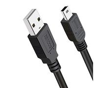 Cable USB para cámara Canon PowerShot/Rebel/EOS/DSLR/ELPH, Sony/Nikon UC-E4 y videocámaras IFC-400PCU Cable de Repuesto de Carga de Interfaz, SCOVEE Mini USB Cable de Transferencia de Datos de 3 pies