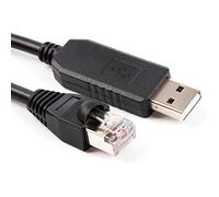 Cable USB para consola RS232 Serial a RJ45 Cab Router Consola para Cisco Huawei, etc. (versión negra 2 FT232r)