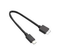 Cable USB para disco duro: velocidad de transferencia de 5 Gbps, conector tipo C, cable de expansión de alto rendimiento | compacto de carga y datos, solución de almacenamiento externo universal