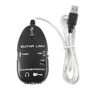 Cable USB para guitarra, interfaz de efectos, adaptador de enlace con transferencia de alta velocidad, accesorio de audio con construcción duradera, diseño compacto de herramienta de música, cable de