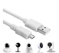 Cable USB para WyzeCam, WyzeCam Pan, YI, cámara, NestCam interior, Netvue, KasaCam interior, Furbo Dog, Blink,USB a Micro USB cable de carga para cámara de seguridad (5m)