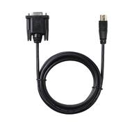 Cable USB PTZ para cámara VISCA serie RS-232C DB9 hembra a MI-N Din VISCA de 8 pines en RS232 Cable de control serie