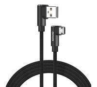 Cable USB Savio CL-161 Micro USB 1m Trenzado 90 grados Carga Rápida