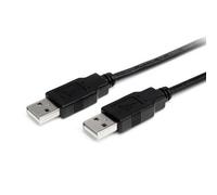 Cable USB Startech USB2AA1M 2.0 tipo A macho/macho 1 m negro