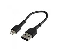 Cable usb tipo a a lightning startech 0.15m - macho - macho - negro
