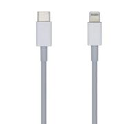 Aisens | Cable Lightning a USB tipo C blanco 2 metros