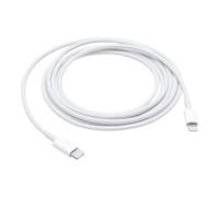 Cable USB Tipo C a Lightning 2m - Original Apple - Macho a Macho - Blanco