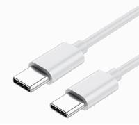 Cable USB tipo C a tipo C - 1 metro compatible con Oppo A5x CPH2725 de carga rápida - Cable de carga/sincronización rápida y transferencia de datos