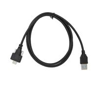 Cable USB tipo C a USB 3.0 con doble bloqueo de tornillo, transferencia de datos de alta velocidad, conexión segura para realidad virtual, cámaras