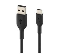 Cable USB Tipo C a USB Tipo A Belkin 3m - Conexión Rápida y Durable - Negro
