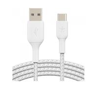 Cable usb tipo c a usb tipo a belkin 3m - macho - macho - blanco - trenzado