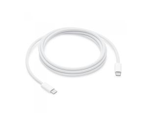 Cable usb tipo c apple 2m - macho - macho - blanco