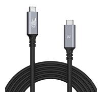 Cable usb tipo c ewent thunderbolt 1m - macho - macho