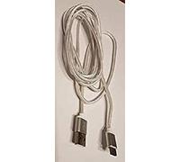 CABLE USB TIPO C GEMBIRD TRENZADO ALGODÇÊN CONECTORES METǱLICOS. 1.8 M. NEGRO