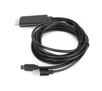 Cable USB Tipo C Micro USB a, 4K Tipo C a Cable Teléfono Móvil a HDTV Cable de Pantalla de Sincronización, Adaptador de Video AV Digital para Teléfonos Inteligentes a TV