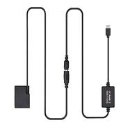 Cable USB Tipo-C PD a acoplador de batería Dummy DR-E18 reemplazo LP-E17 para 750D 760D T6S 77D 800D 200D Rebel SL2