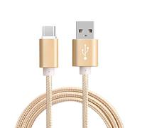 Cable USB trenzado tipo C para Motorola Moto Razr g22 g51 g62 5G g32 G6 G7 G8 G9 Play 5G Plus Power Edge 20 30 Pro Fusion Ultra Neo E7 e22i (1 metro)