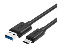 Cable USB UNITEK Y-C474BK 1 m USB 3.2 Gen 1 Macho USB A a USB C Negro