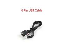 Cable USB universal de 6 pines y 4 pines para reproductor multimedia de coche.