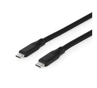Cable USB | USB 3.2 Gen 2 | USB-Câ„¢ Macho | USB-Câ„¢ Macho | 240 W | 8K@30Hz | 20 Gbps | Niquelado | 1.00 m | Redondo | Silicona | Negro | Caja