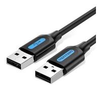 Cable USB 2.0 Vention COJBH/ USB Macho - USB Macho/ 2m/ Negro