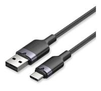 Cable USB 2.0 Tipo-C Vention CTNBH/ USB Tipo-C Macho - USB Macho/ Hasta 60W/ 480Mbps/ 2m/ Negro